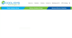 Desktop Screenshot of coolisys.com